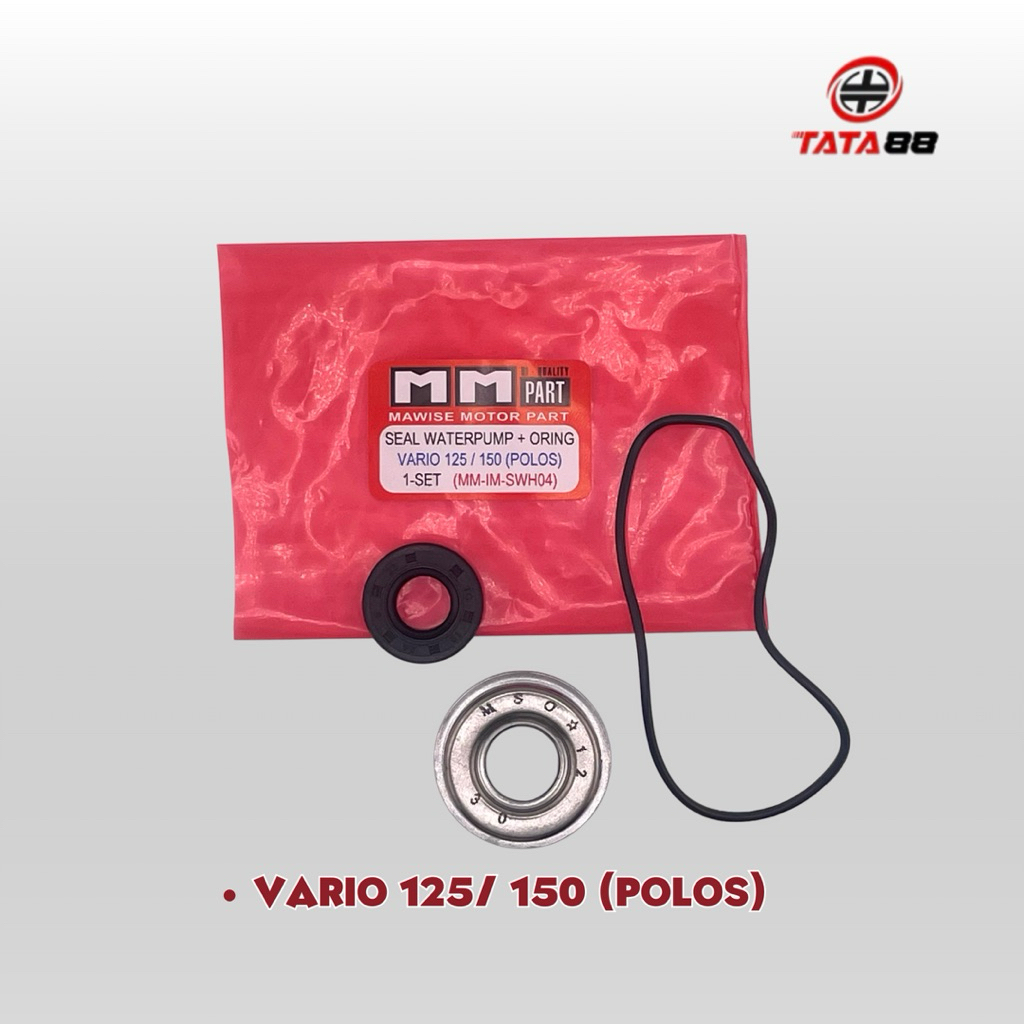 SEAL WATERPUMP + ORING VARIO 125 / 150 POLOS - SEAL WATERPUMP VARIO 125 VARIO 150 PCX 150 SEAL RADIA