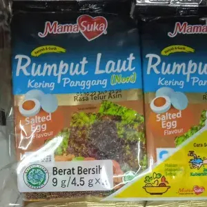 

Mama suka rumput laut telor asin