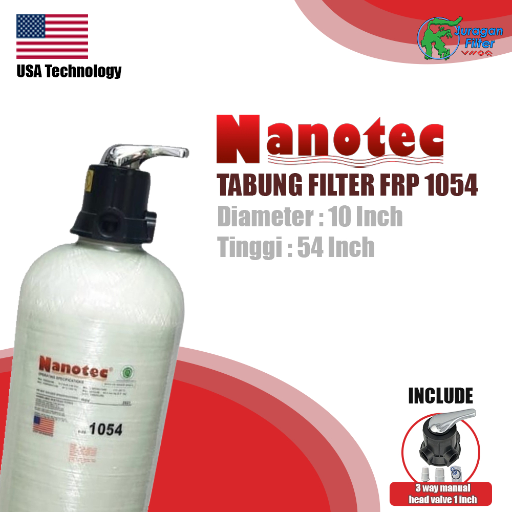 Tabung Filter Air FRP 1054 NANOTEC