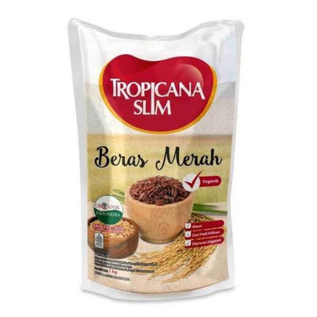 

Tropicana Slim Beras Merah Organik 1000 gram / 1kg