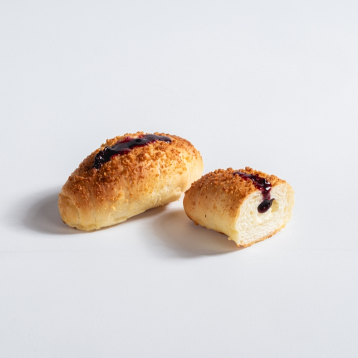 

Salt Bread Blueberry Cream Cheese Crumble