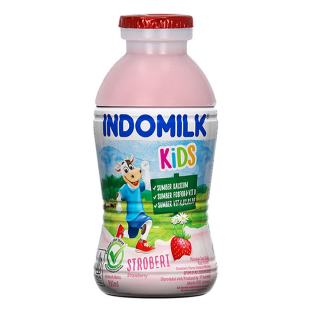 

Indomilk Susu Cair Rasa Strawberry 190ml