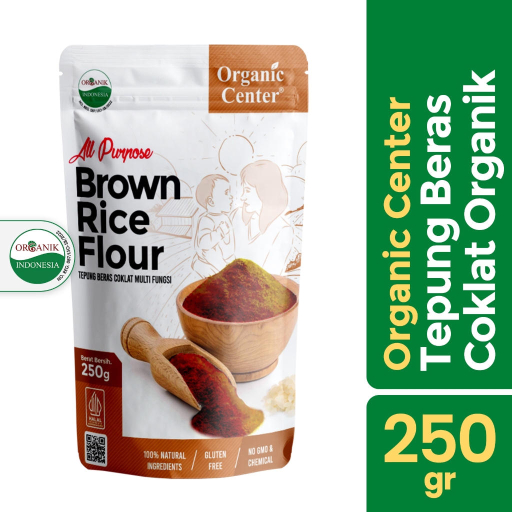 

Organic Center - Rice Brown Flour 250gr