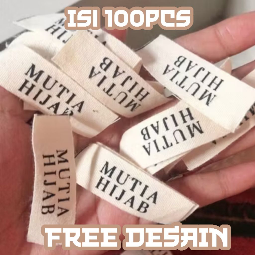 

Label Baju / Label Hijab / Label Woven Damask Subtitute