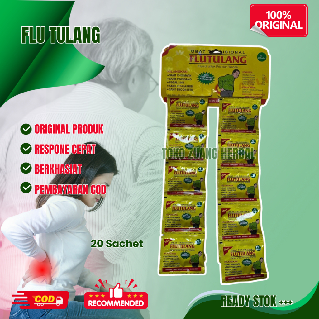 

Flu Tulang Original Kapsul 20 Sachet