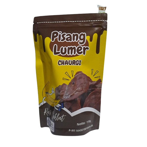 

keripik pisang lumer coklat cemilan sehat