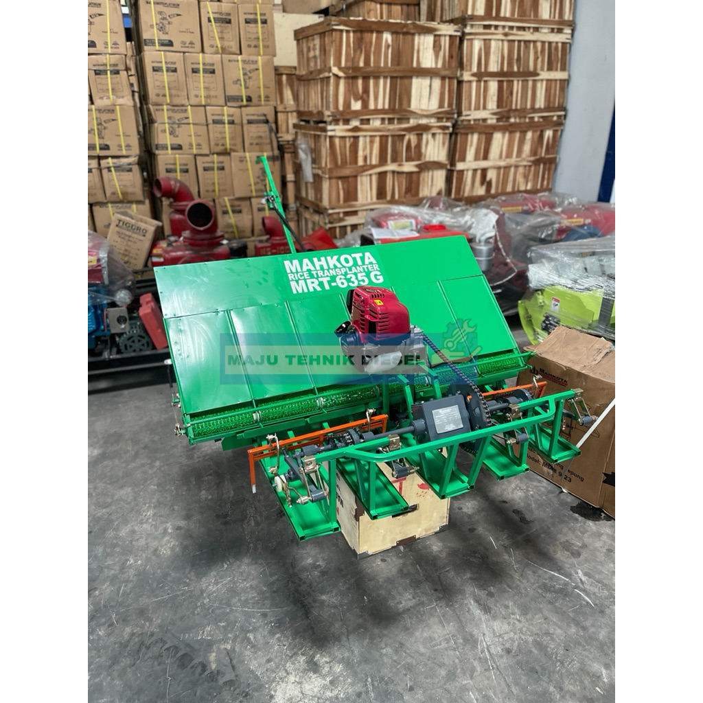 Mesin Alat Tanam Padi / Tanam bibit padi Rice Transplanter Mahkota MRT 635 G