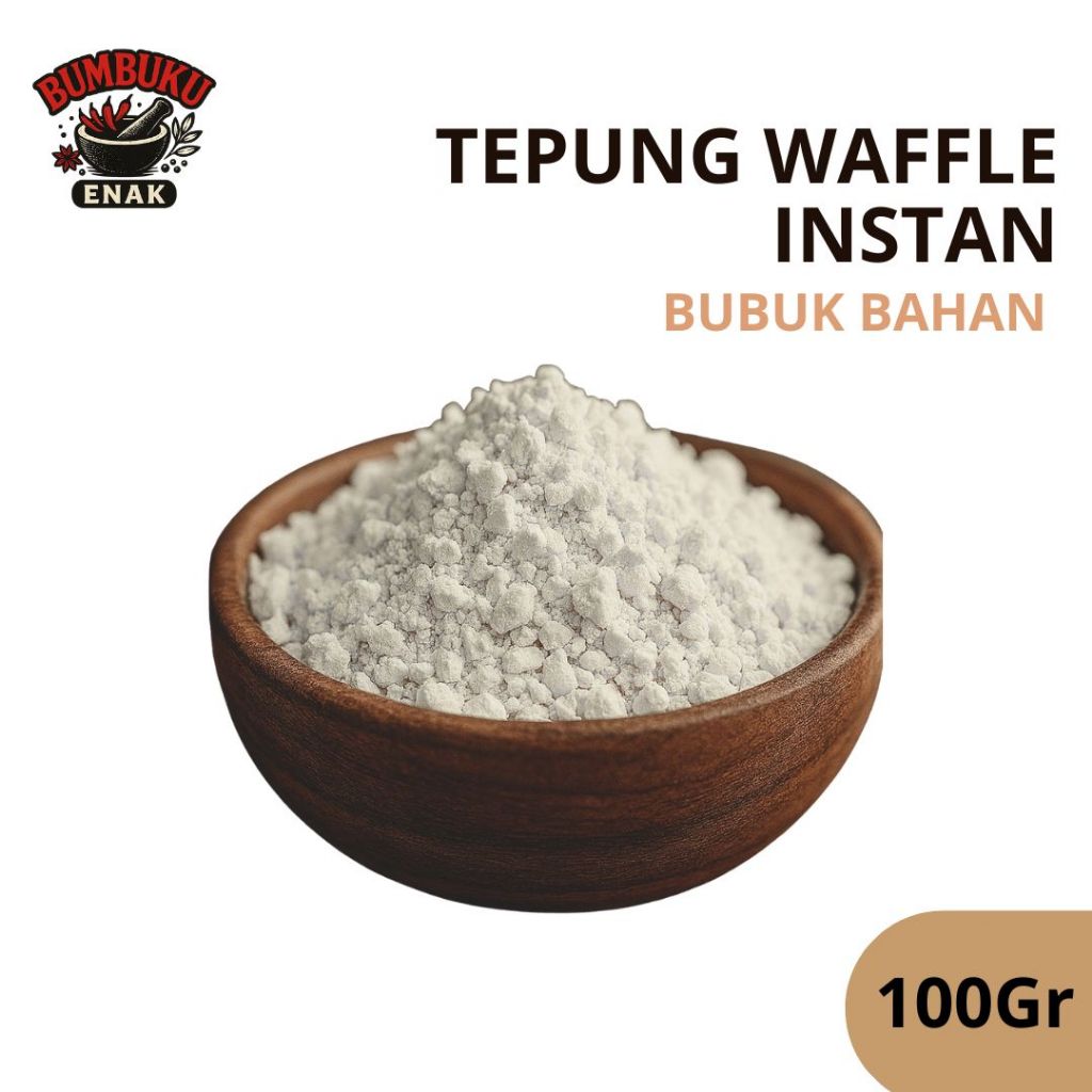 

Tepung Waffle Instan 100gr – Garing di Luar, Lembut di Dalam | Tinggal Tambah Air & Panggang
