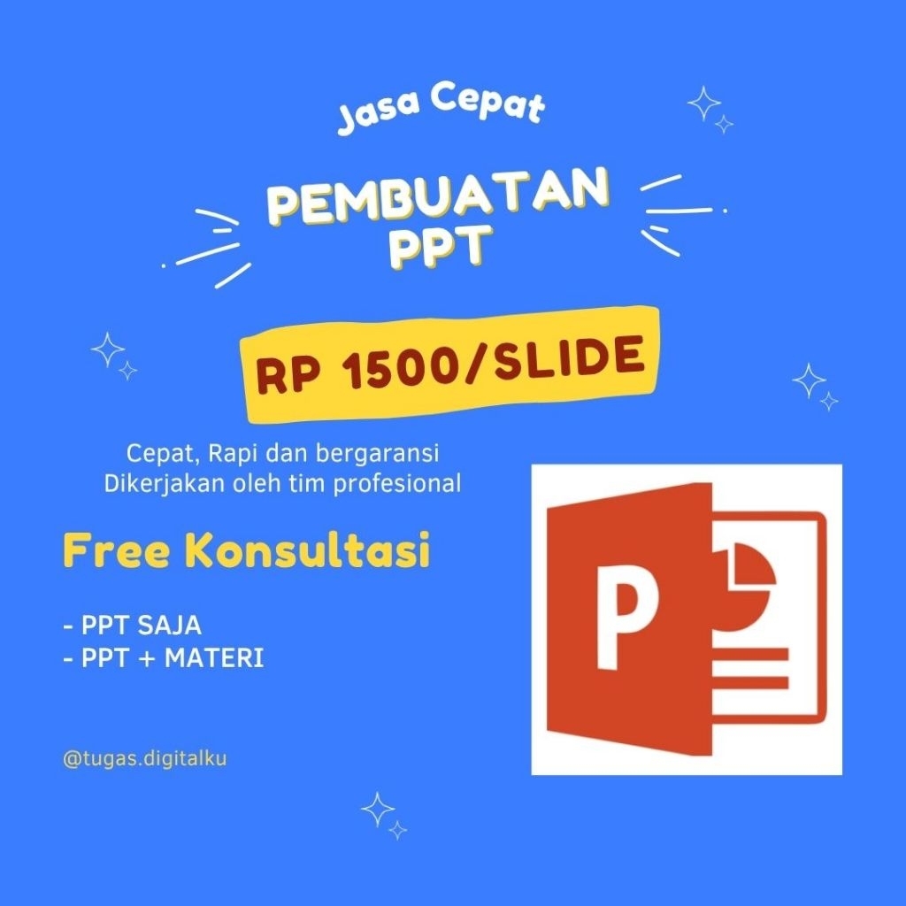 Jasa Pembuatan PPT