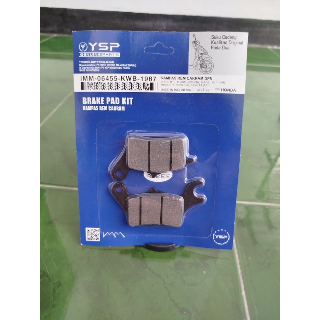 YSP PRESS KAMPAS CAKRAM DEPAN KWB BLADE REVO ABSOLUTE YSP GENUINE PARTS