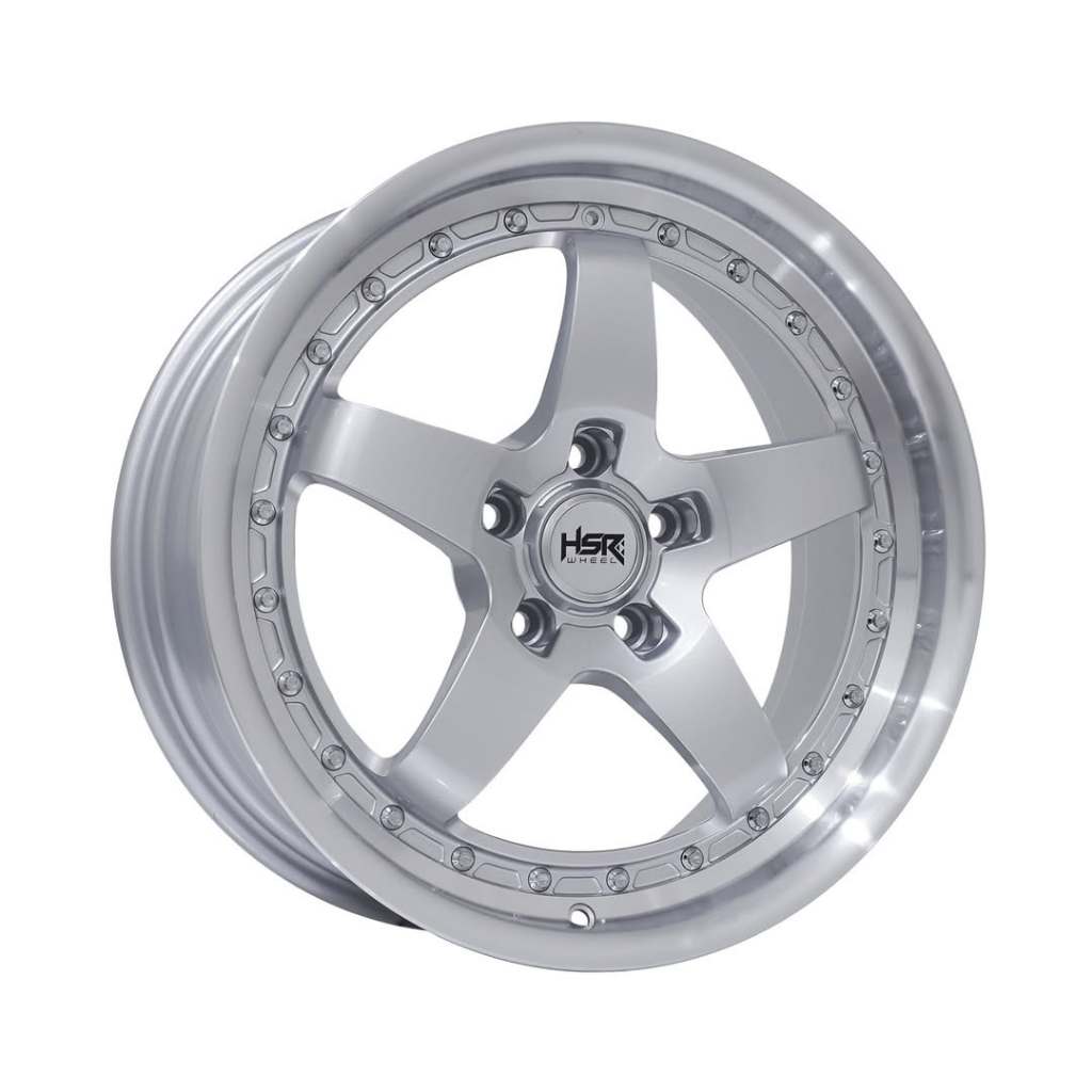 Velg Mobil innova, ertiga, HSR bob Ring 15 Hole 5x114 Silver polish