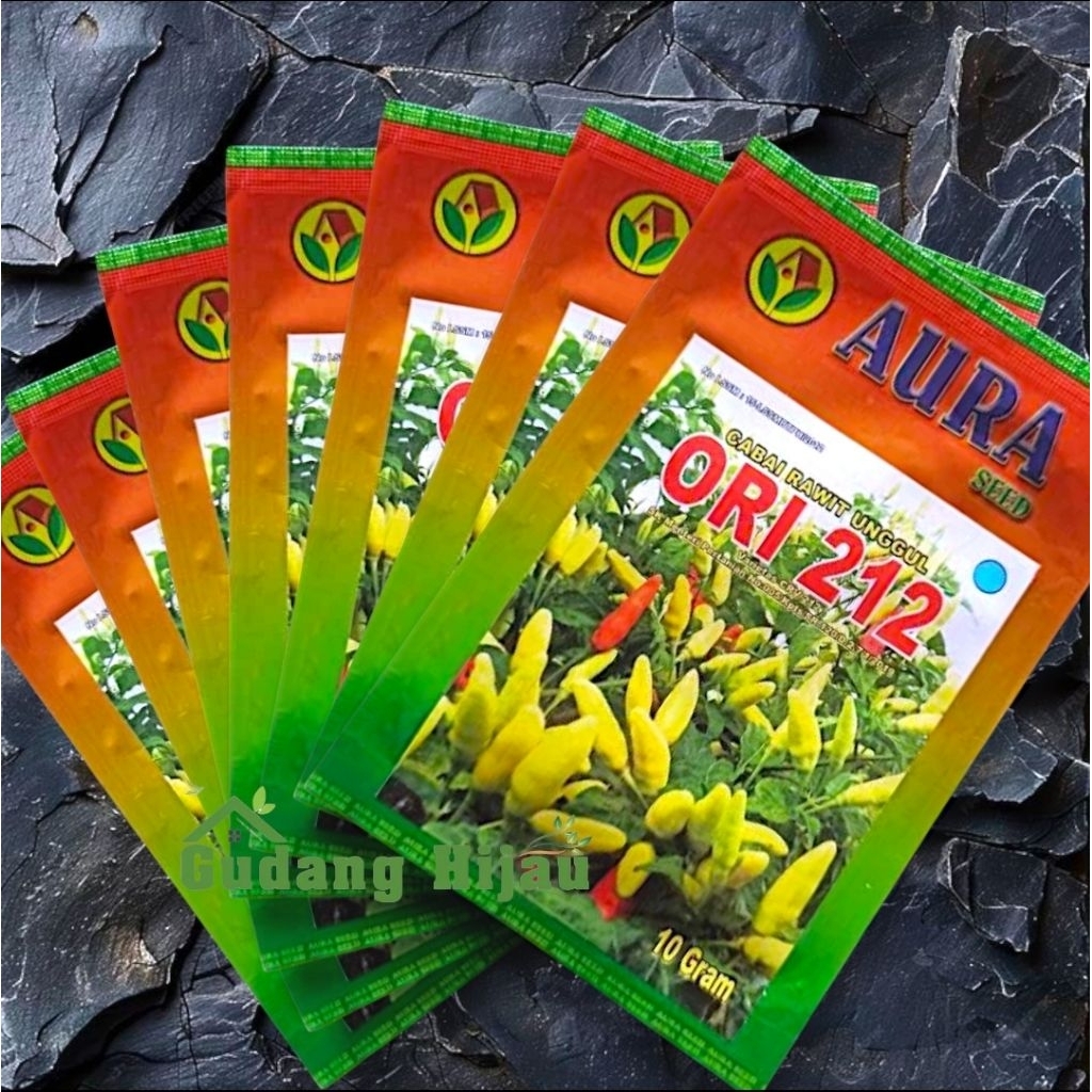Bibit cabe rawit benih Cabe rawit cabai rawit ORI 212 10 gram AURA