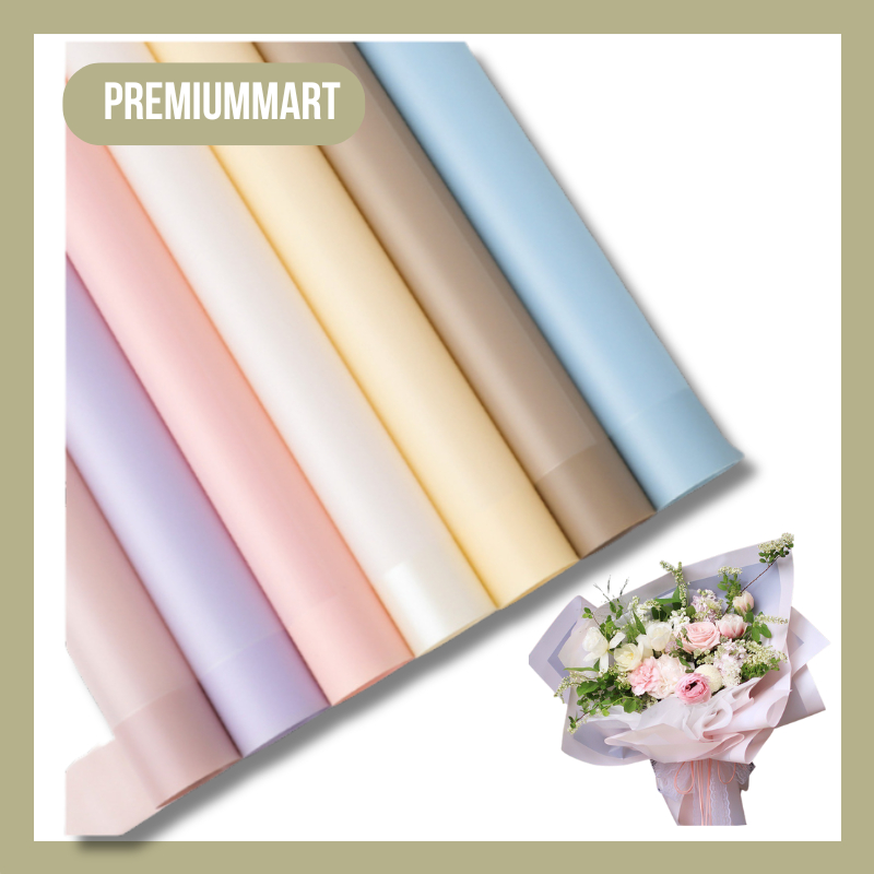 

Flower Wrapping Paper Big Line Color Waterproof Cellophane Kertas Buket KB104