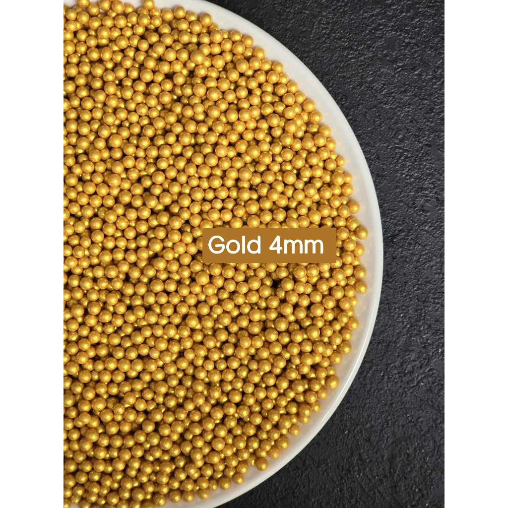 

Sprinkle Gold 4mm Kemasan 10gr