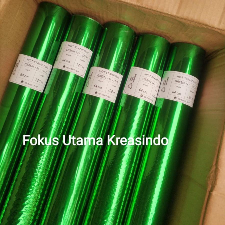 

Poly Emboss Hijau 141 / Green 64x120 Meter Kertas Foil Undangan Cetak