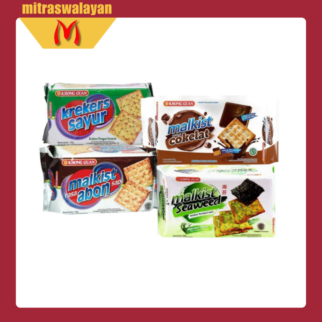 

KHONG GUAN Malkist & Kreakers Kemasan 135 gr