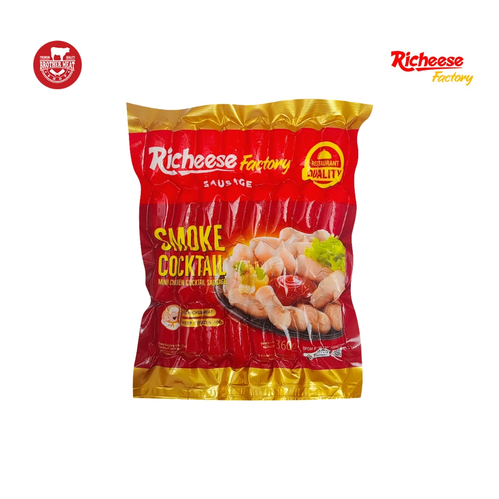 

Richeese Factory Smoke Mini Cooktail Sausage 360gr / Sosis Cooktail Mini - Brothermeatshop