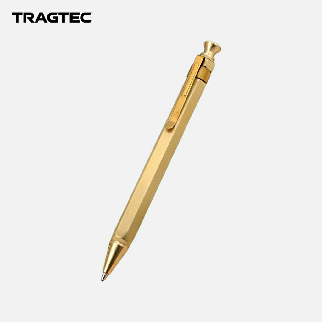 

TRAGTEC EDC Solid Brass Ballpoint Pen Alat Tulis Pulpen ID0048