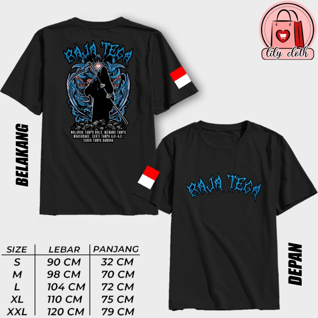 KAOS PSHT RAJA TEGA INDONESIA BAJU PENCAK SILAT KEREN TERBARU KAOS DISTRO PREMIUM TSHIRT BISA COD
