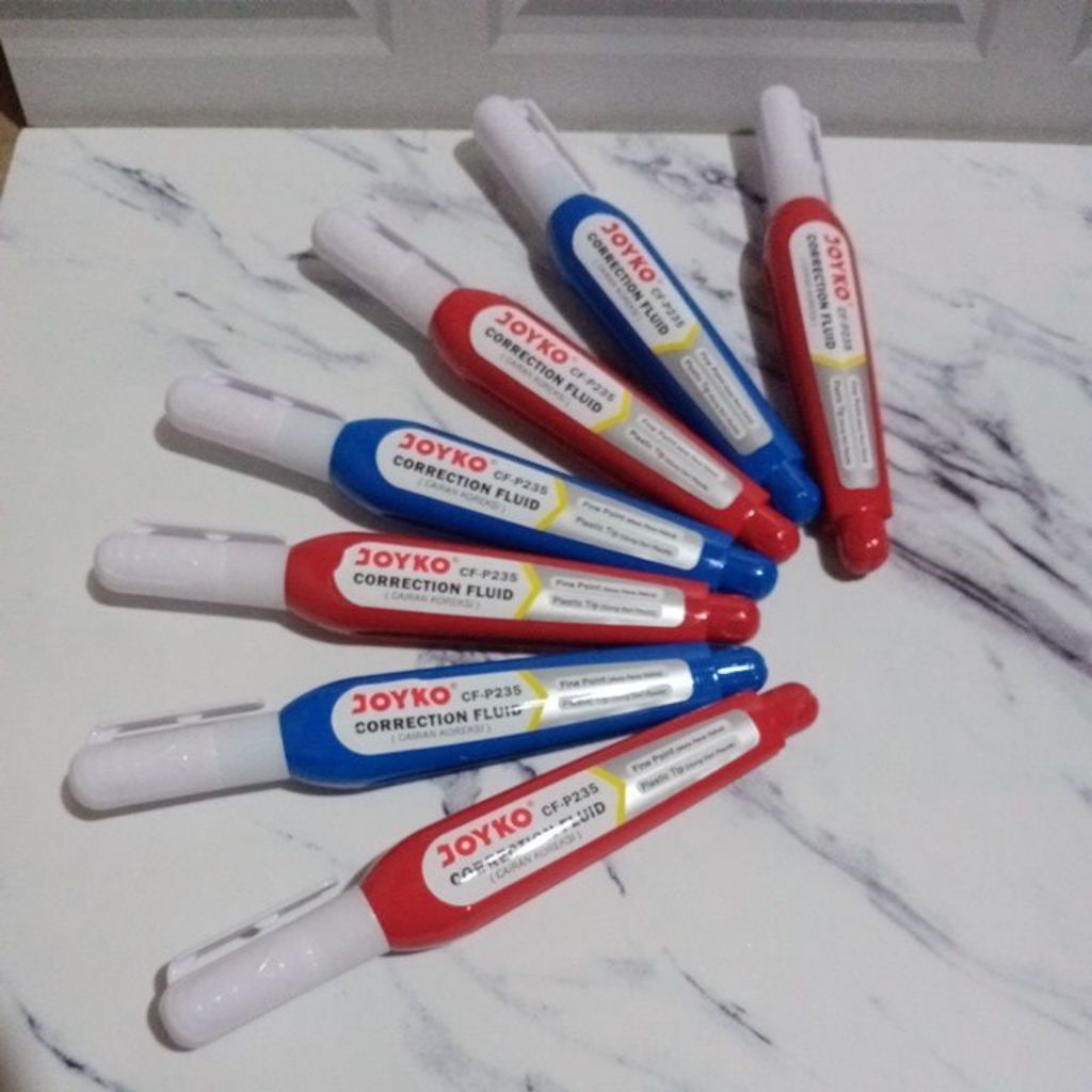 

CORRECTION FLUID TIPE X JOYKO CF-P235 ECER 1 PCS