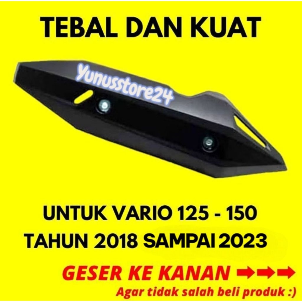 Cover Knalpot Motor Vario 125 New - Vario 150 New Tahun 2018 2019 2020 2021 2022