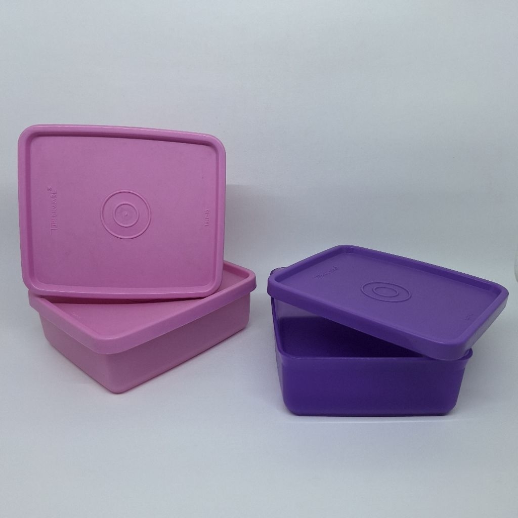 Kotak Makan Tupperware Kecil / Tempat Makan Kecil Tupperware ORI / Ompreng Kecil / Kotak Makanan