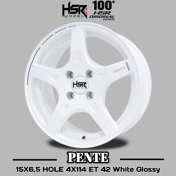 HSR Pente Ring 15 PCD 4X114 | Velg Mobil Original HSR R15