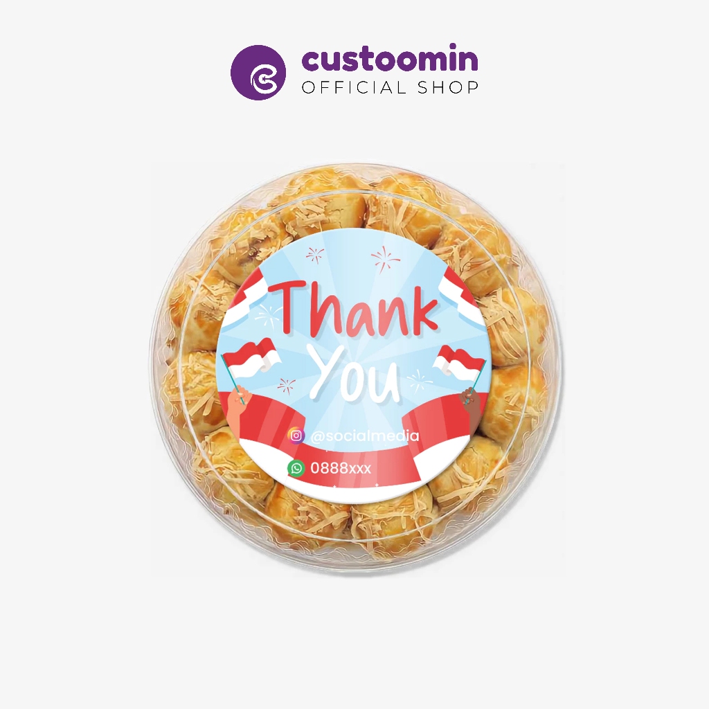 

Custoom.in - #Sticker Label Bulat Custom Edisi Kemerdekaan - Sticker Cutting Custom