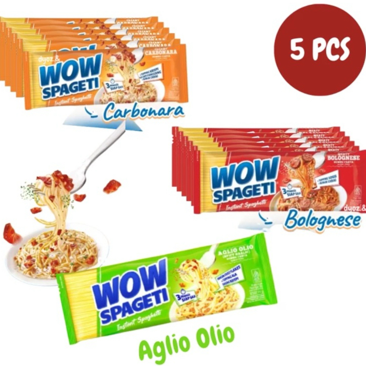 

Ygshop17 Wow Spageti T 80Gr 1Renceng Isi 5Pcs