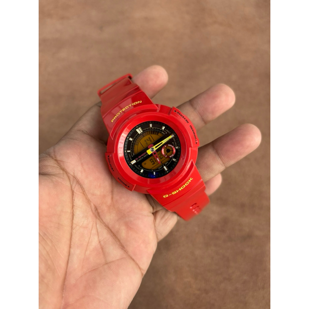 JAM TANGAN PRIA AW 582CC RED DIGITAL ANALOG ORIGINAL