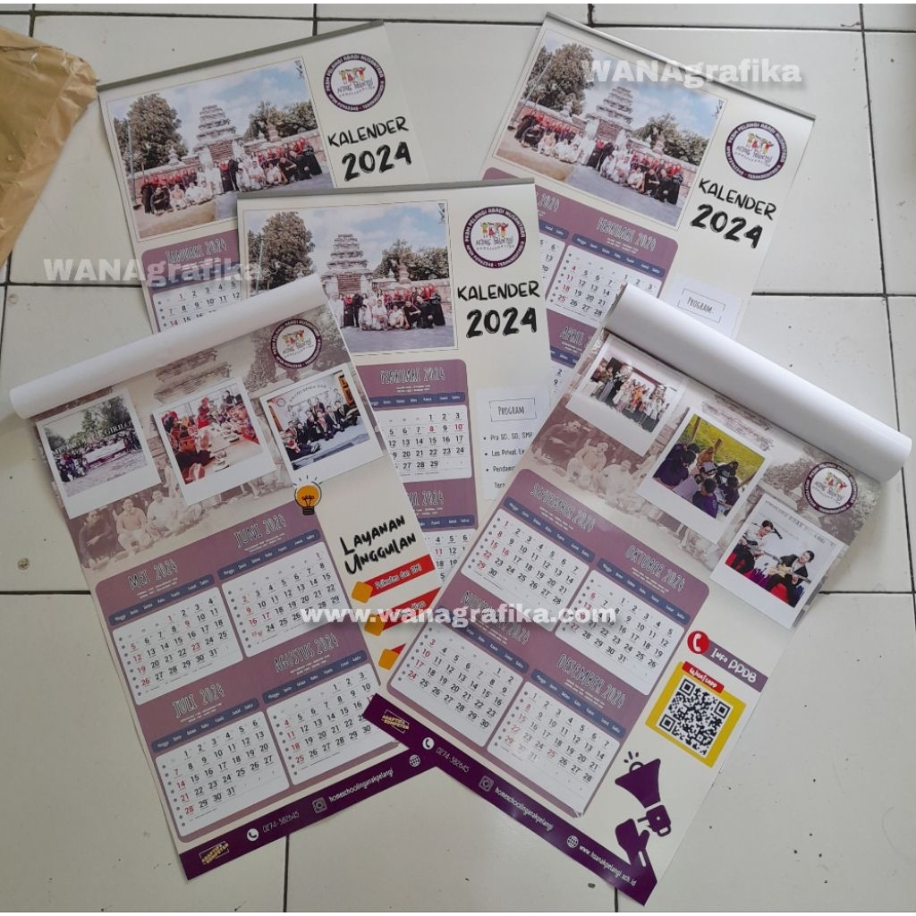 

kalender dinding custom desain FREE