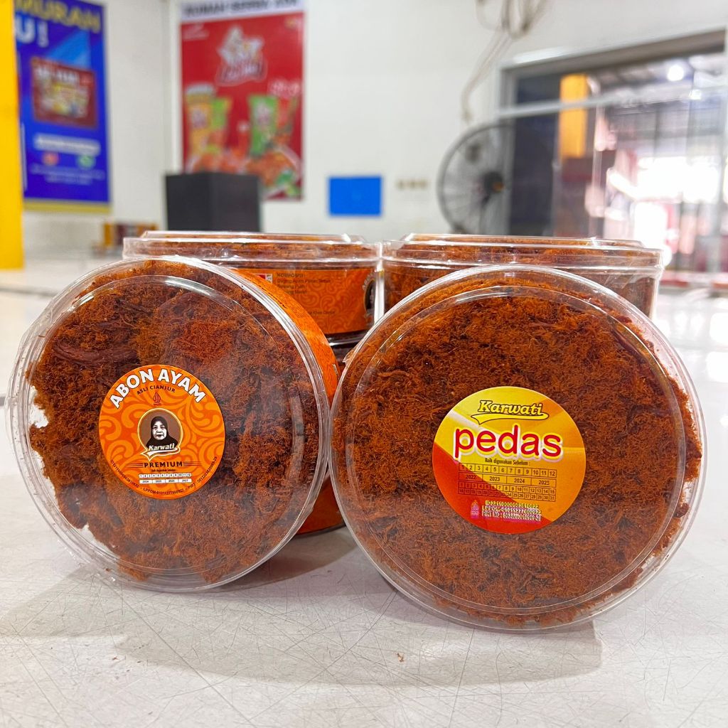 

Karwati Abon 150gr Ayam Sapi Gepuk Original Pedas Gurih HALAL | Wajib Extra Bubblewrap