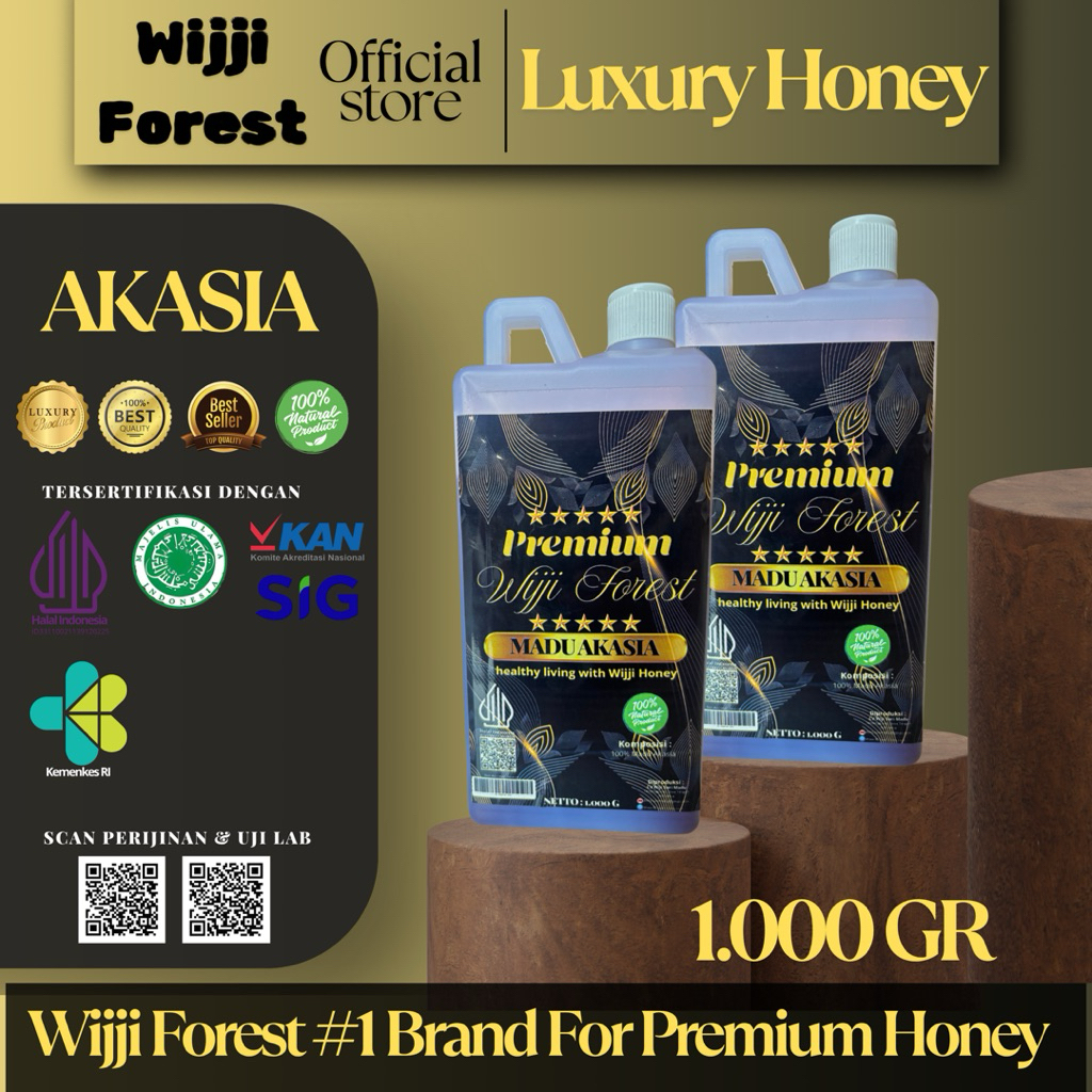 

MADU AKASIA 1.000 GR -BERSERTIFIKASI HALAL MUI - UJI LAB SIG -KAN - DINAS KESEHATAN - MADU AKASIA HUTAN ASLI