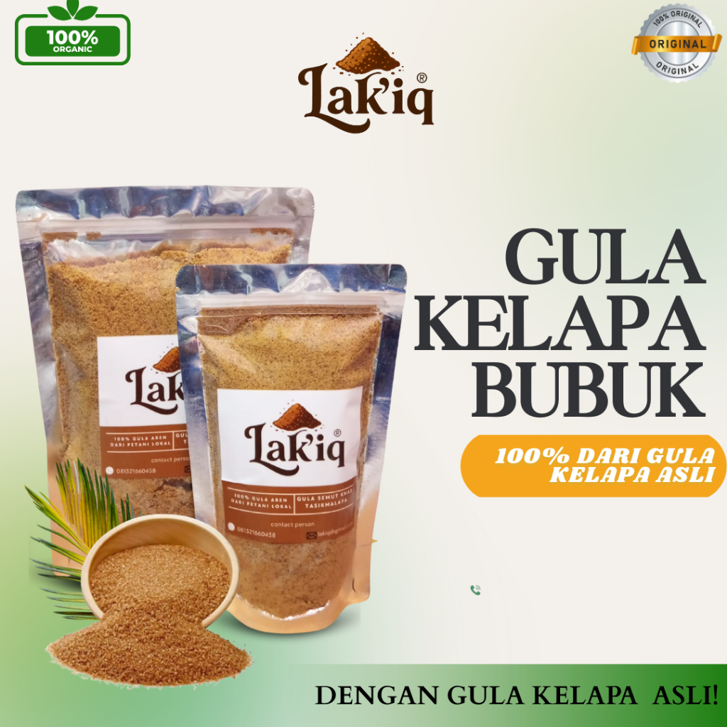 Gula Semut Kelapa Asli - Gula Merah Bubuk Asli 100% Dari Gula Kelapa - Gula kelapa