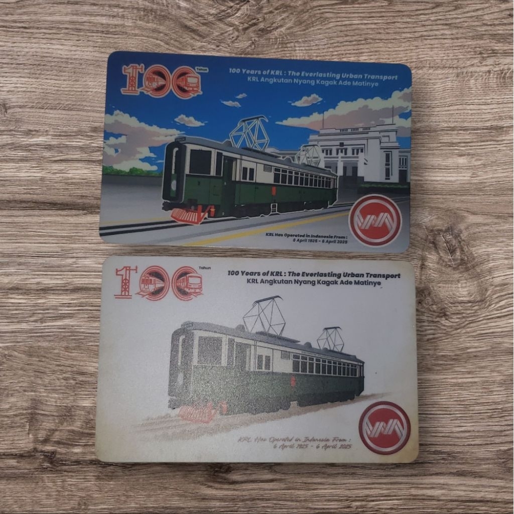 preloved kartu KMT Commuterline edisi 100 tahun