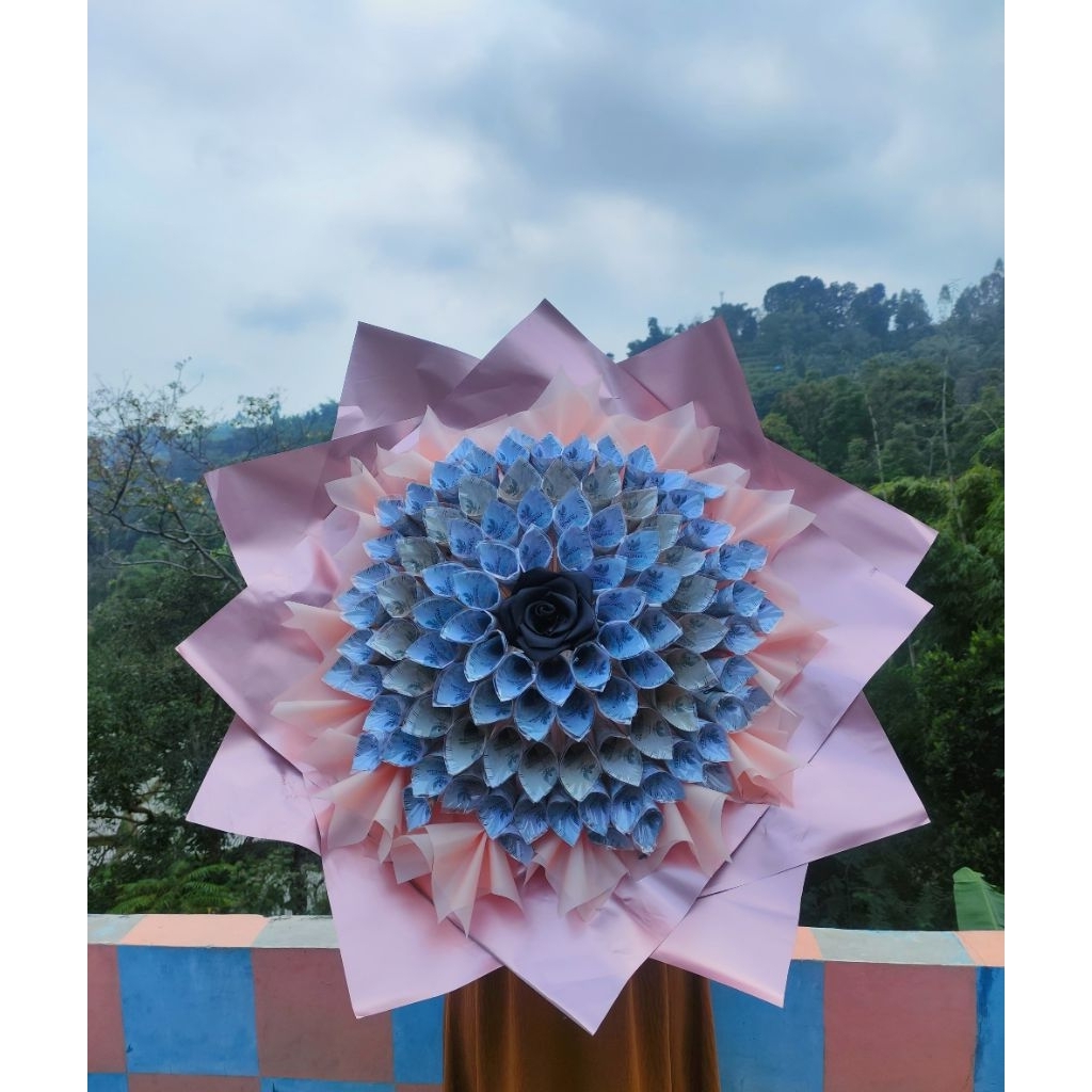 Buket uang 100 lembar