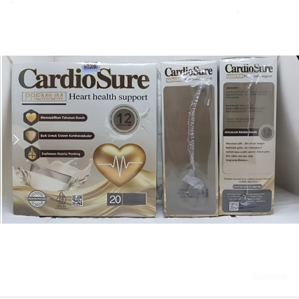 

CARDIOSURE PREMIUM MILK BPOM ASLI OBAT HIPERTENSI JANTUNG KORONER STRUK KOLESTROL ASAM URAT