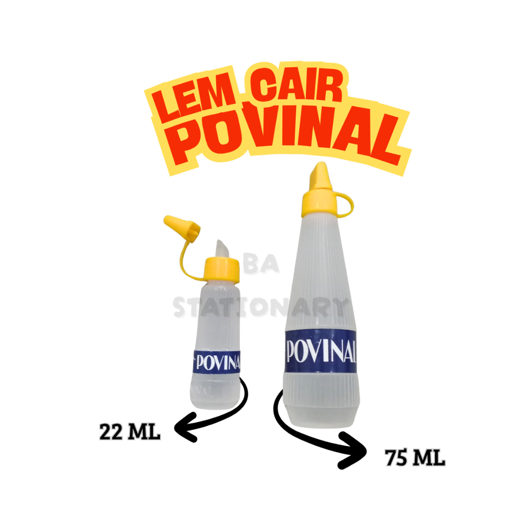 

LEM CAIR/KERTAS POVINAL 22ML / 75ML