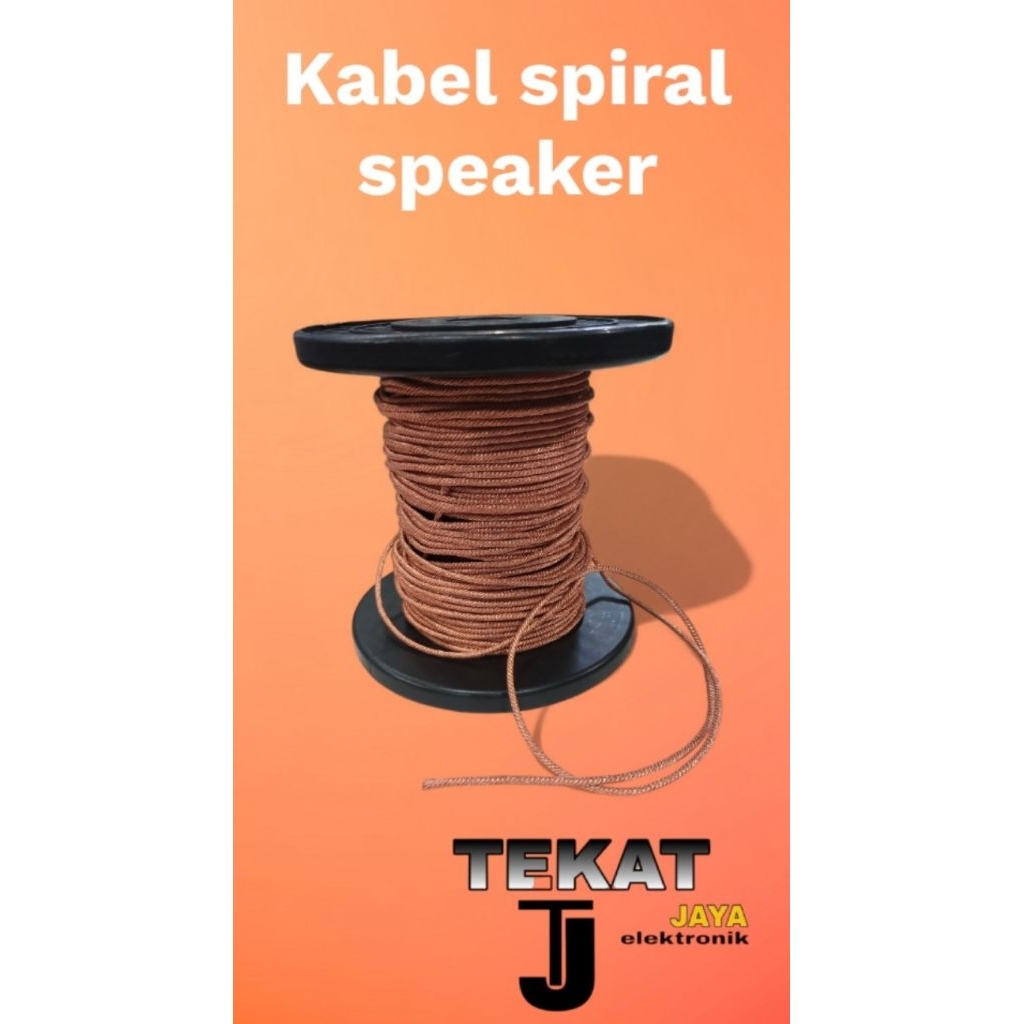 kabel sungut kumis spiral speaker per 50 cm