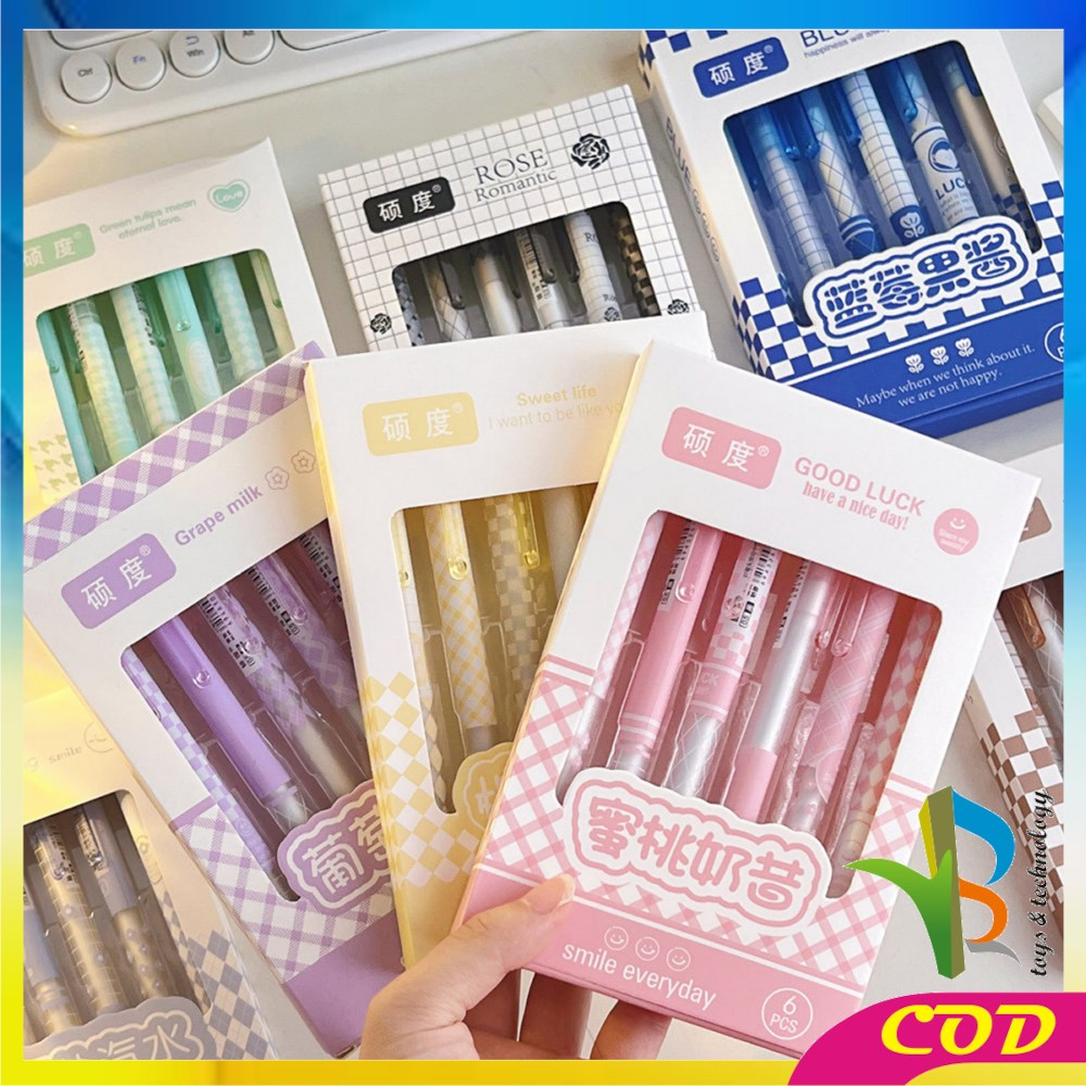 

EC RB-A69 Pulpen ST Set 6IN1 Motif Bunga 0.5MM / Pena Mekanik Alat Tulis Perlengkapan Sekolah / Retractable Pen Karakter Set / Pulpen Cetek Import