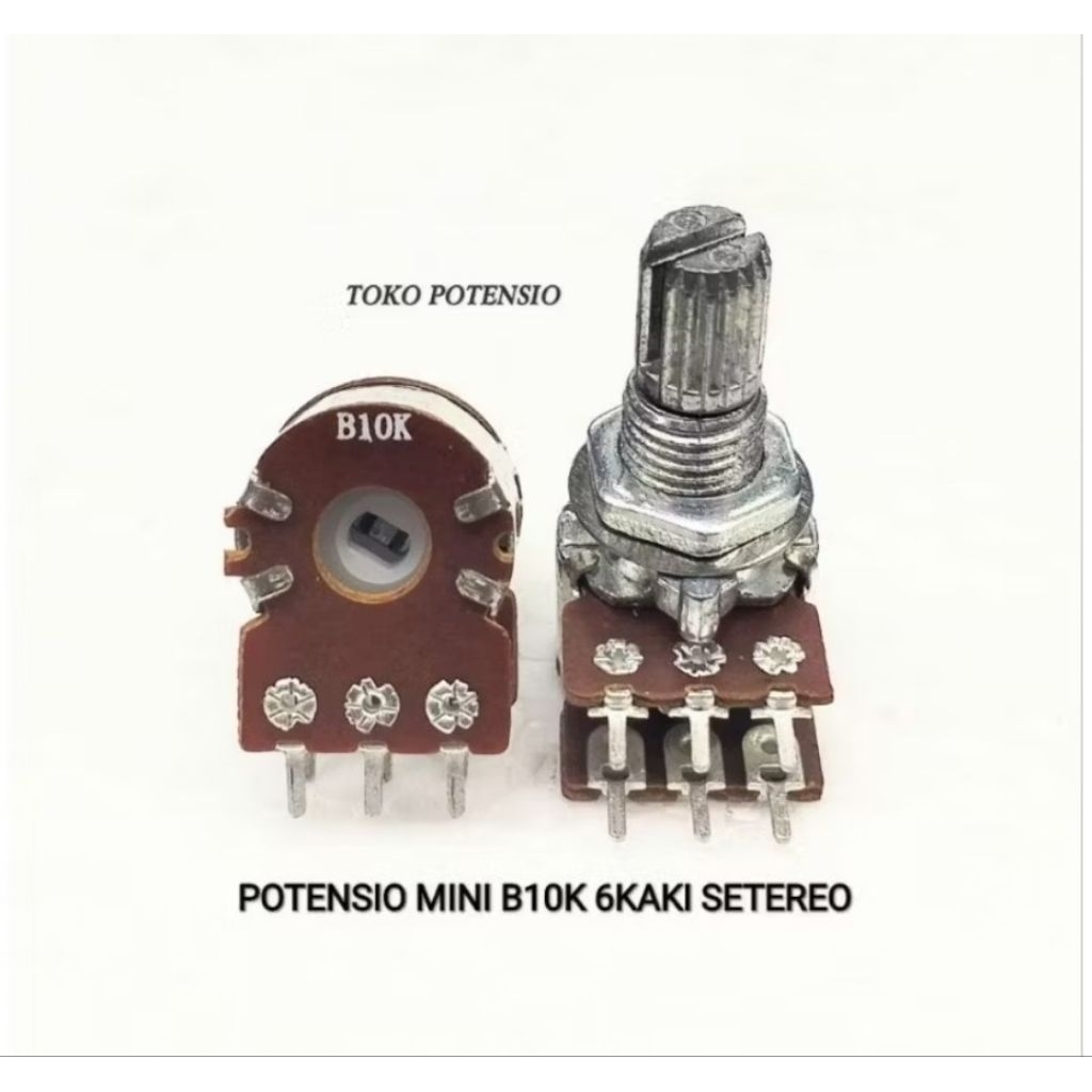 POTENSIO MINI SETEREO 6KAKI 10K
