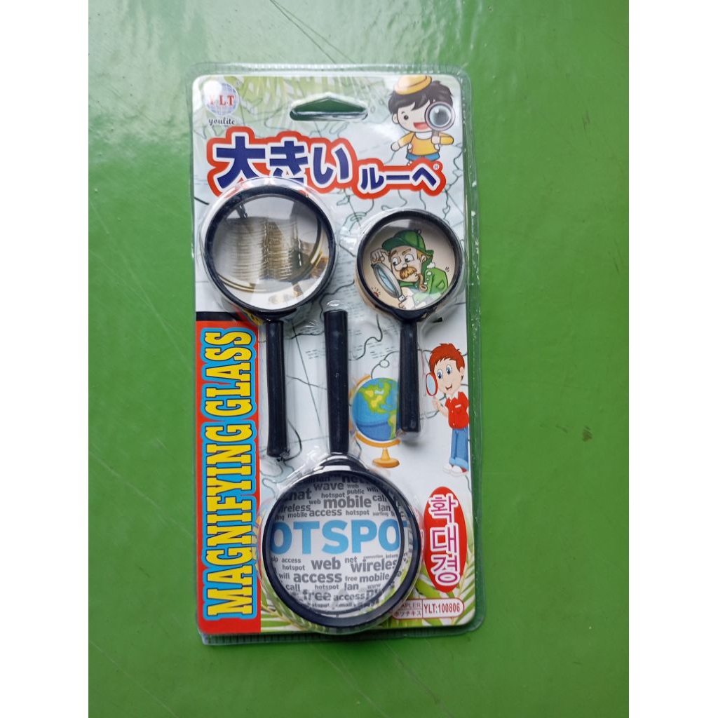 

kaca pembesar satu set 3 pcs