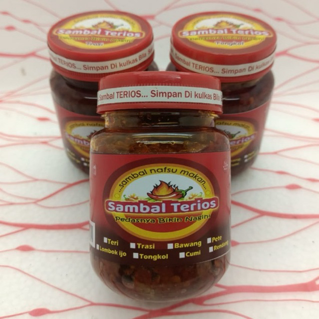 

Sambal Terios Pedas Nagih - Sambal Rumahan Isi Teri Cumi Pete Tongkol