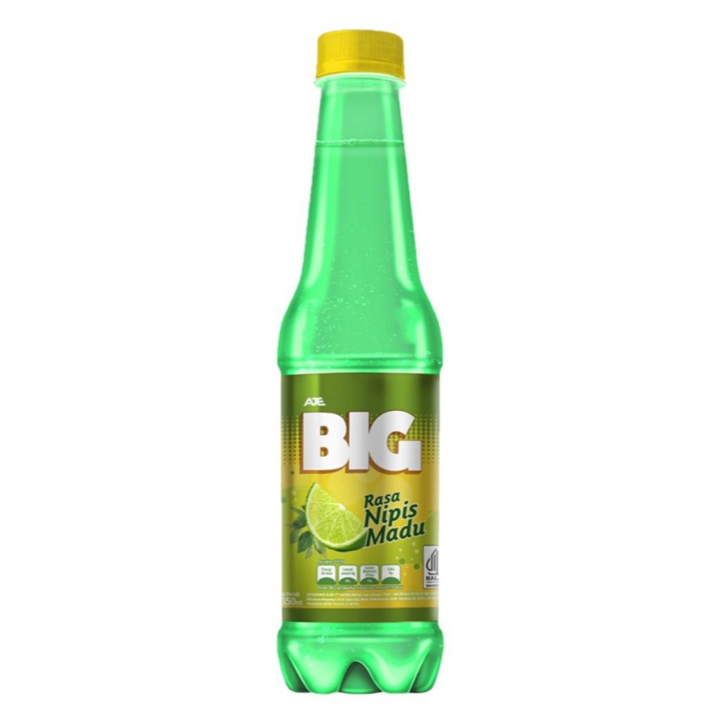 

(instant saja) Big Minuman Karbonasi Rasa Nipis Madu Pet 350 ml