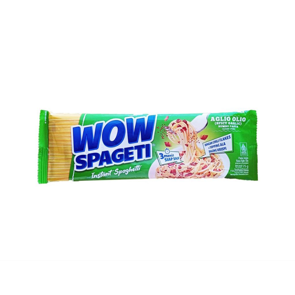 

Wow Spageti Instan Aglio Olio 75 gr