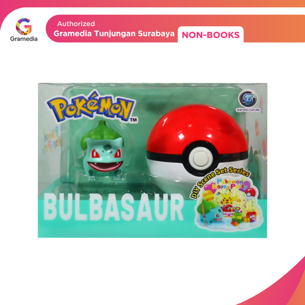 Gramedia Tunjungan : APOLO POKEMON SCENERY SET BULBASAUR