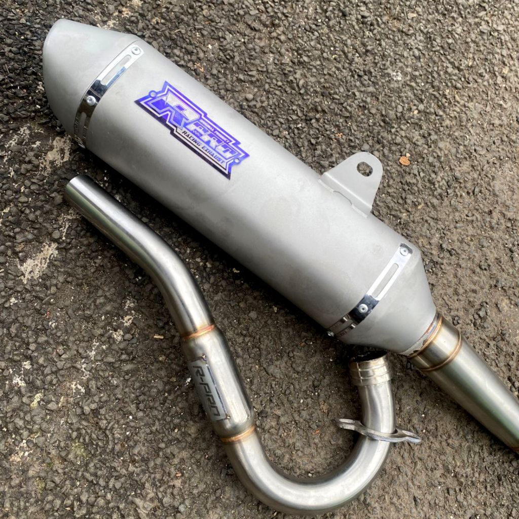 Knalpot Standar Racing model KTM PNP KLX CRF DTRAKER WR155 Suara Bass Original RPRO Racing Exhaust