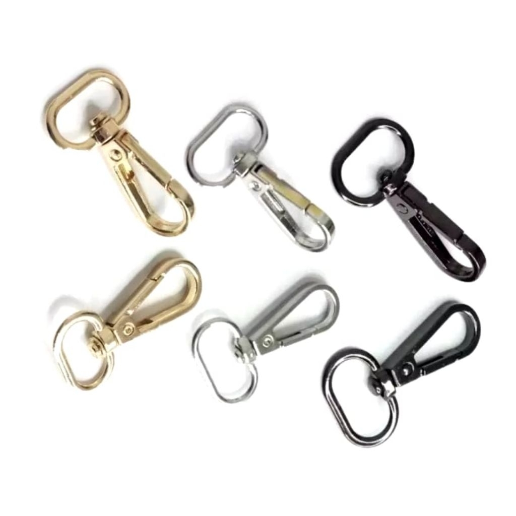 Kaitan Besi Tali Tas Diameter1,5 Cm / Cantolan Besi Tali Tas