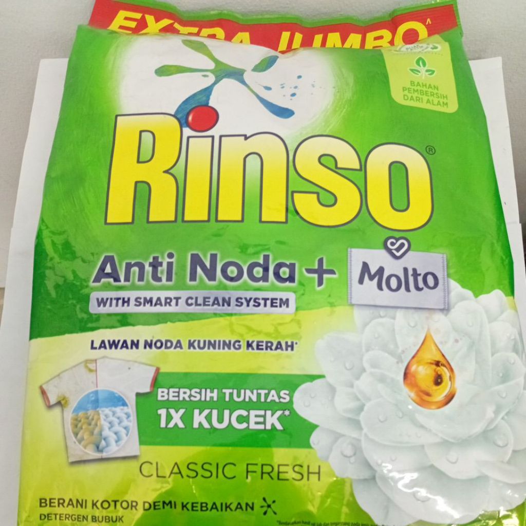 RINSO - DETERGEN BUBUK 1,8 kg