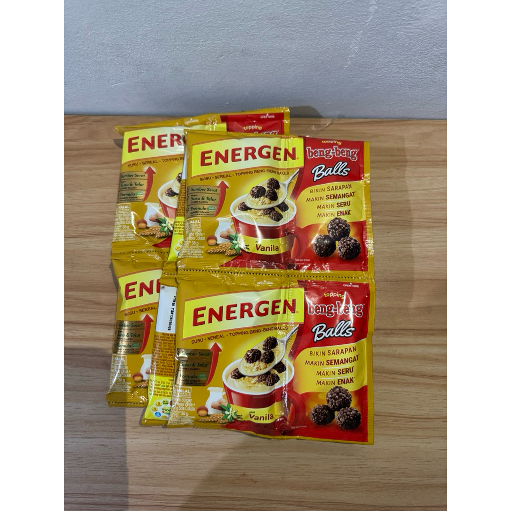 

Energen Topping Beng-Beng Balls 38Gr Vanilla (1 gantung isi 10)